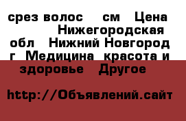 срез волос 45 см › Цена ­ 5 000 - Нижегородская обл., Нижний Новгород г. Медицина, красота и здоровье » Другое   